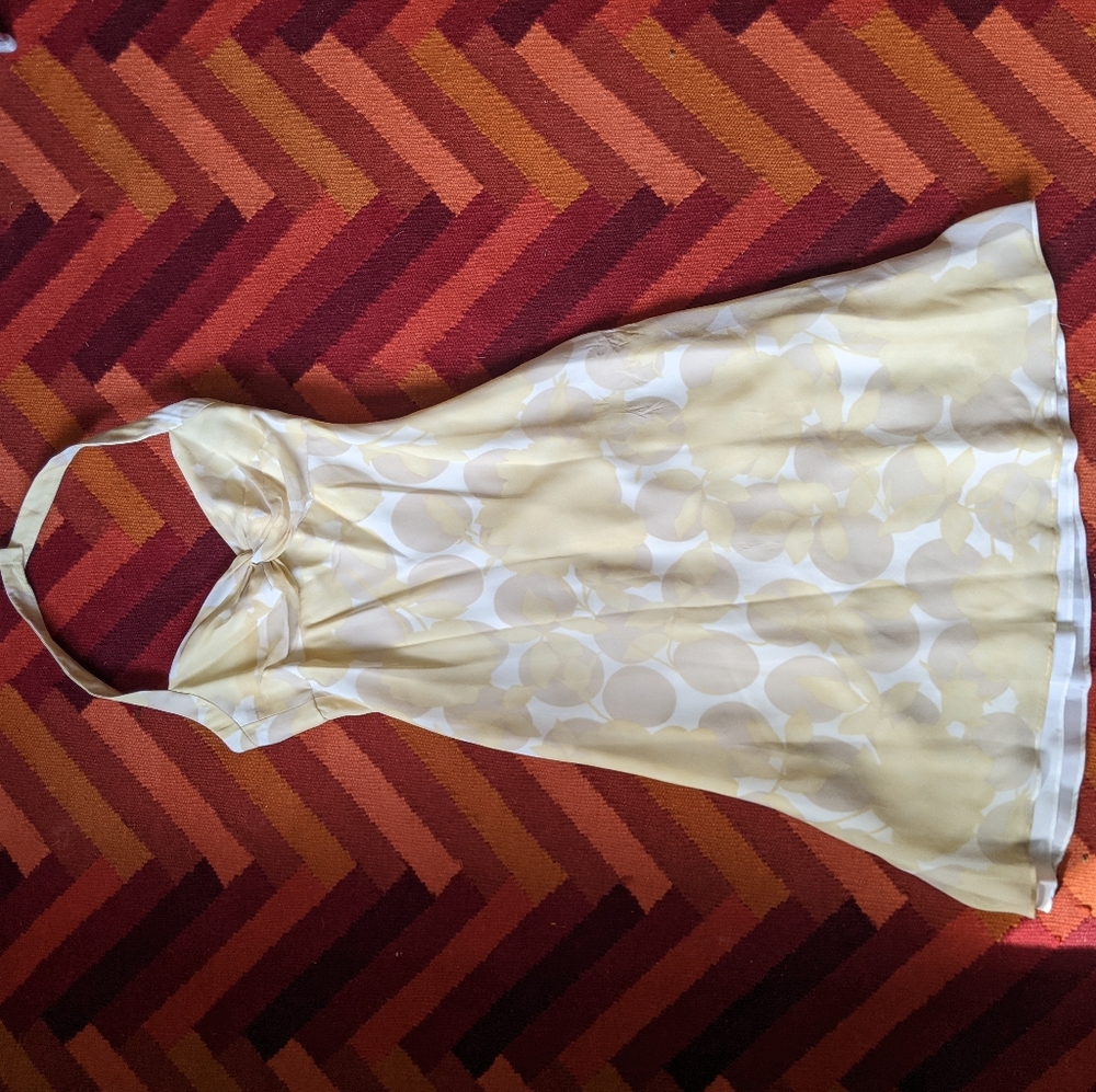 Yellow vintage summer dress
